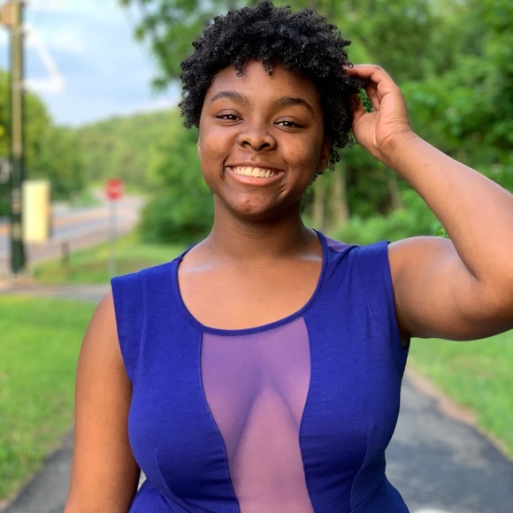 Dresses & Skirts - Cobalt Skater peplum dress